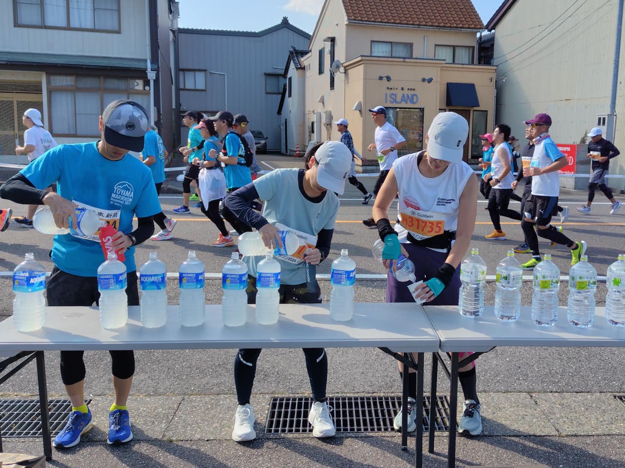 セルフ給水エリア